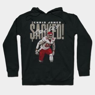 Chris Jones Kansas City Stone Cold Sacked Hoodie